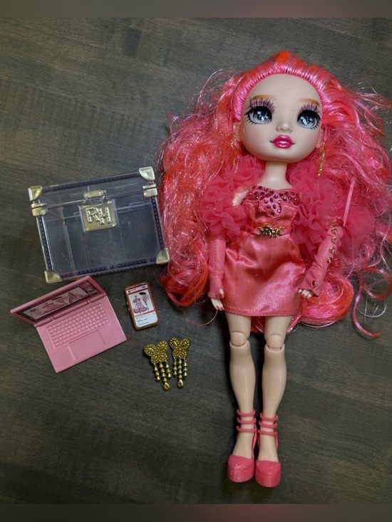MGA Entertainment Other - Rainbow High Series 5 Priscilla Perez
Articulated Fashion Doll Pink Accessories
